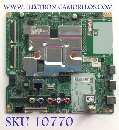 MAIN PARA SMART TV LH 4K / NUMERO DE PARTE EBT66468206 / EAX69083603 / 66323901 / 32863601 / 1LEBT000-02HD / G019Q010CD / DISPLAY LC550DQJ (SM)(A1) / MODELO 55UQ7070ZUE.BUSYLKR